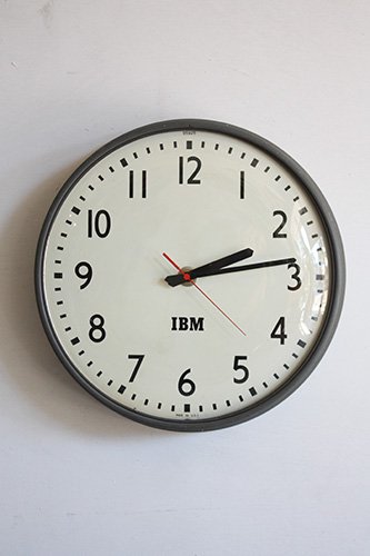 “IBM” SCHOOL CLOCK　L-73-10