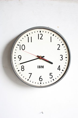 “IBM” SCHOOL CLOCK　L-73-11