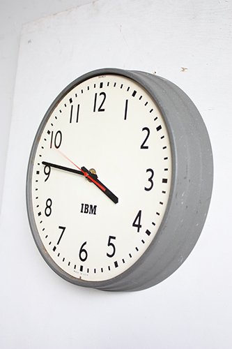 “IBM” SCHOOL CLOCK　L-73-11