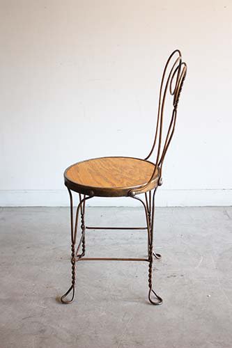 “CHICAGO WIRE CHAIR CO.” ICE CREARM PARLOR CHAIR　M-1-23