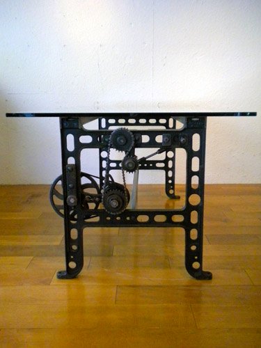 INDUSTRIAL GLASS TABLE A-41