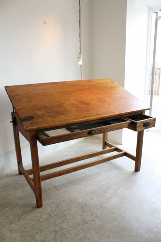 WOOD DRAFTING TABLE  D-15