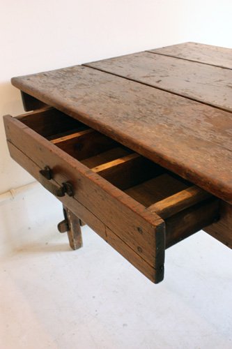 WOOD DRAWER TABLE   D-105