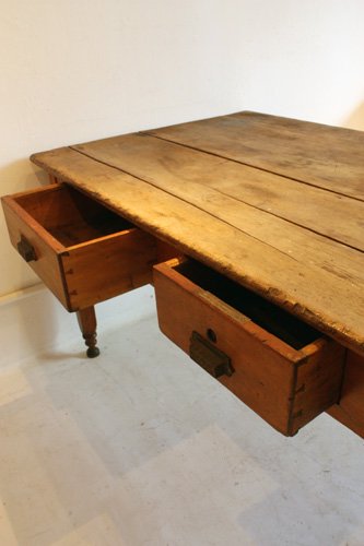 WOOD DRAWER TABLE   D-106
