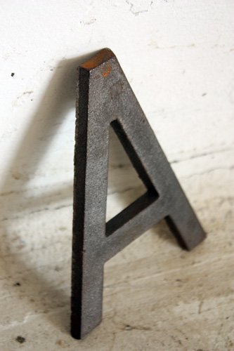 IRON LETTER　A-217-a