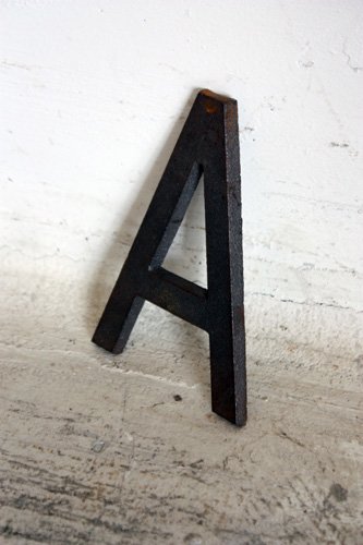 IRON LETTER　A-217-a
