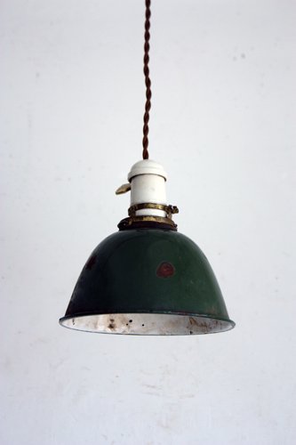 GREEN SHADE LAMP　J-188