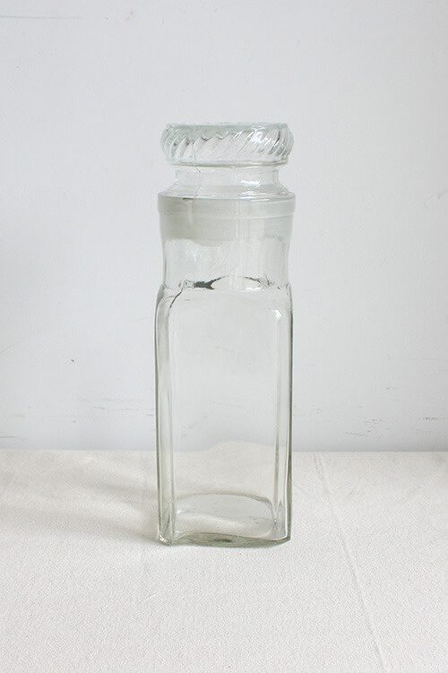 GLASS CANDY JAR　M-44-1-f