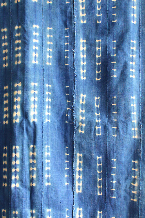 AFRICAN INDIGO FABRIC　M-45-24