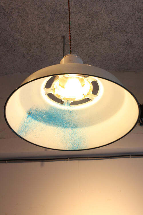 WHITE SHADE LAMP　E-168-e