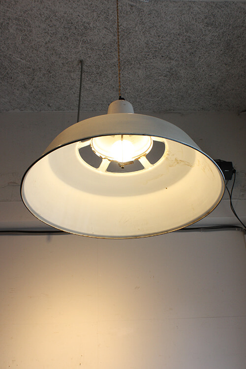 WHITE SHADE LAMP　E-168-c